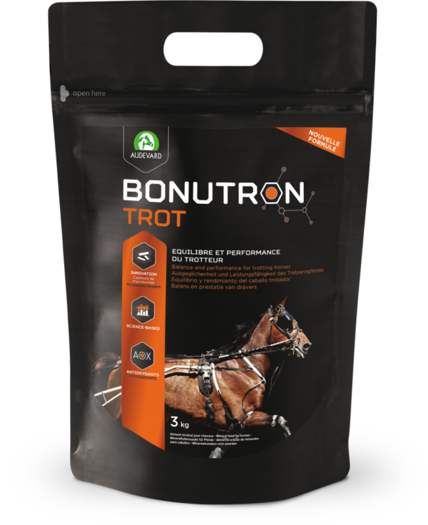 Bonutron Trot Audevard , Bionutron Racing, Food Supplement For Troters, Bonutron Trot Boîte de 3kg