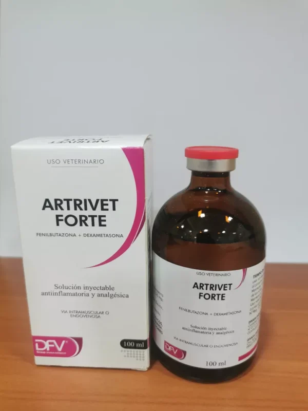 Artrivet Forte 100ml, Artrivet Forte , Anti-inflammatories & Pain Relievers (مسكن للآلام), antiinflamatory, artrivet, artrivet-forte, corticosteroid, dexa, dexamethasone, diuretic, edema, fenilbuthazone, forte, pain, painkiller, ديكسا, Artrivet Forte injection, buy Artrivet Forte 100ml online, Artrivet Forte veterinary injection,