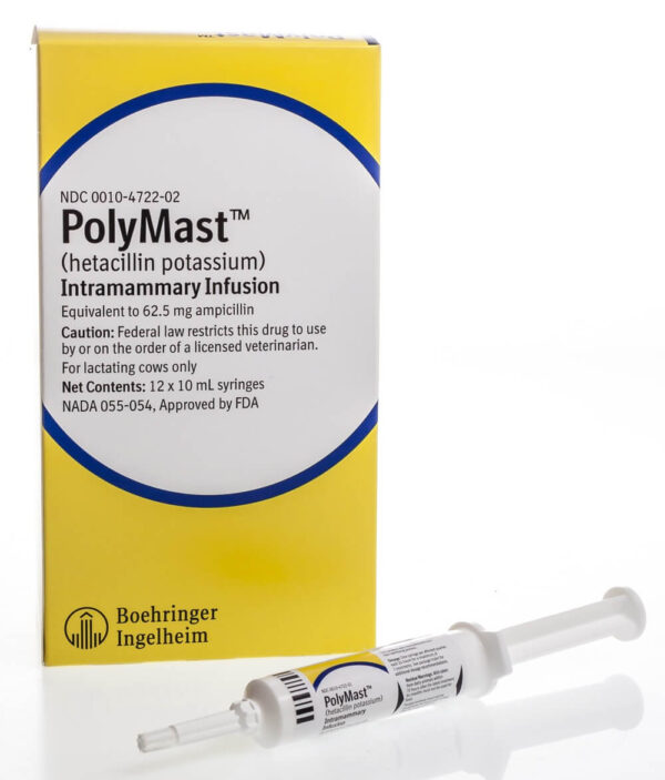 Polymast, Polymast hetacillin potassium, Polymast intramammary infusion, Polymast for Lactating Dairy Cattle, PolyMast (12 Count), PolyMast (hetacillin potassium) Intramammary Infusion, PolyMast (hetacillin potassium) - Boehringer Ingelheim, PolyMast Intrammamary Infusion, Polymast for Lactating Dairy Cattle Boehringer Ingelheim, PolyMast Intramammary Infusion 10mL 12ct. Box, amoxicillin intramammary infusion, Polymast intramammary infusion dose, Polymast intramammary infusion protocol, Polymast intramammary infusion in cattle, polymast myeloma, pomalyst, spectramast lc,