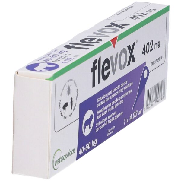 Flevox 402Mg, Flevox 402mg Spot-on Solution For Giant Dogs, Flevox for cats, Flevox 402mg For Dogs, Flevox 402 mg dosage, Buy Flevox 402Mg online, Flevox 402mg for sale USA,