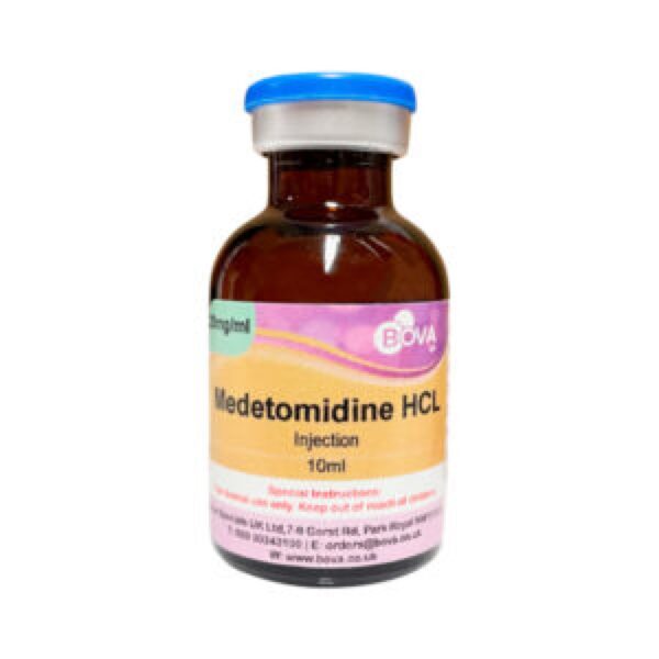 Medetomidine HCL 10ml, Medetomidine HCL , Medetomidine HCL 10ml injection, BOVA Medetomidine HCL Injection, Medetomidine HCL by Bova, Medetomidine for sale, Medetomidine injection, Medetomidine vs dexmedetomidine, Medetomidine hydrochloride, Medetomidine veterinary, Medetomidine HCL for Animal use,