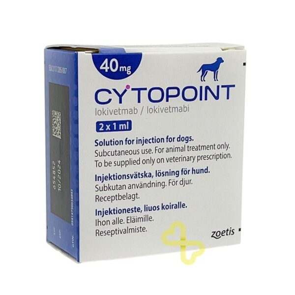 cytopoint 40mg pack of 2-vials, Cytopoint Solution for Injection for Dogs 40mg, Cytopoint 40mg, Cytopoint 40mg injection, Cytopoint injection for dogs, Cytopoint injection,