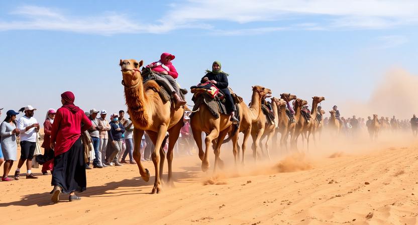 Doping in camel racing, camel racing Middle East, camel racing culture, camel racing traditions, camel racing ethics, camel sport controversies,